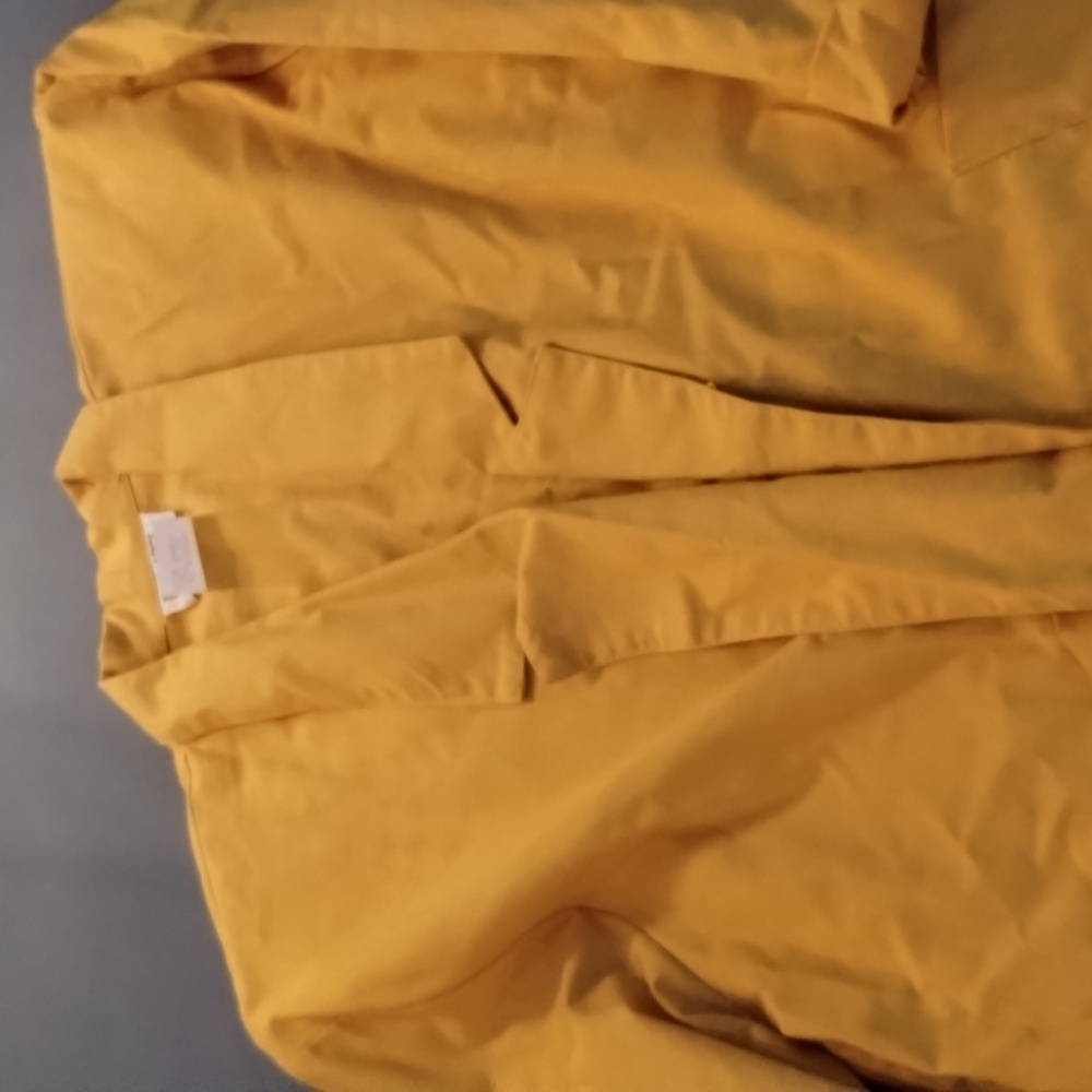 Yellow women's blazer